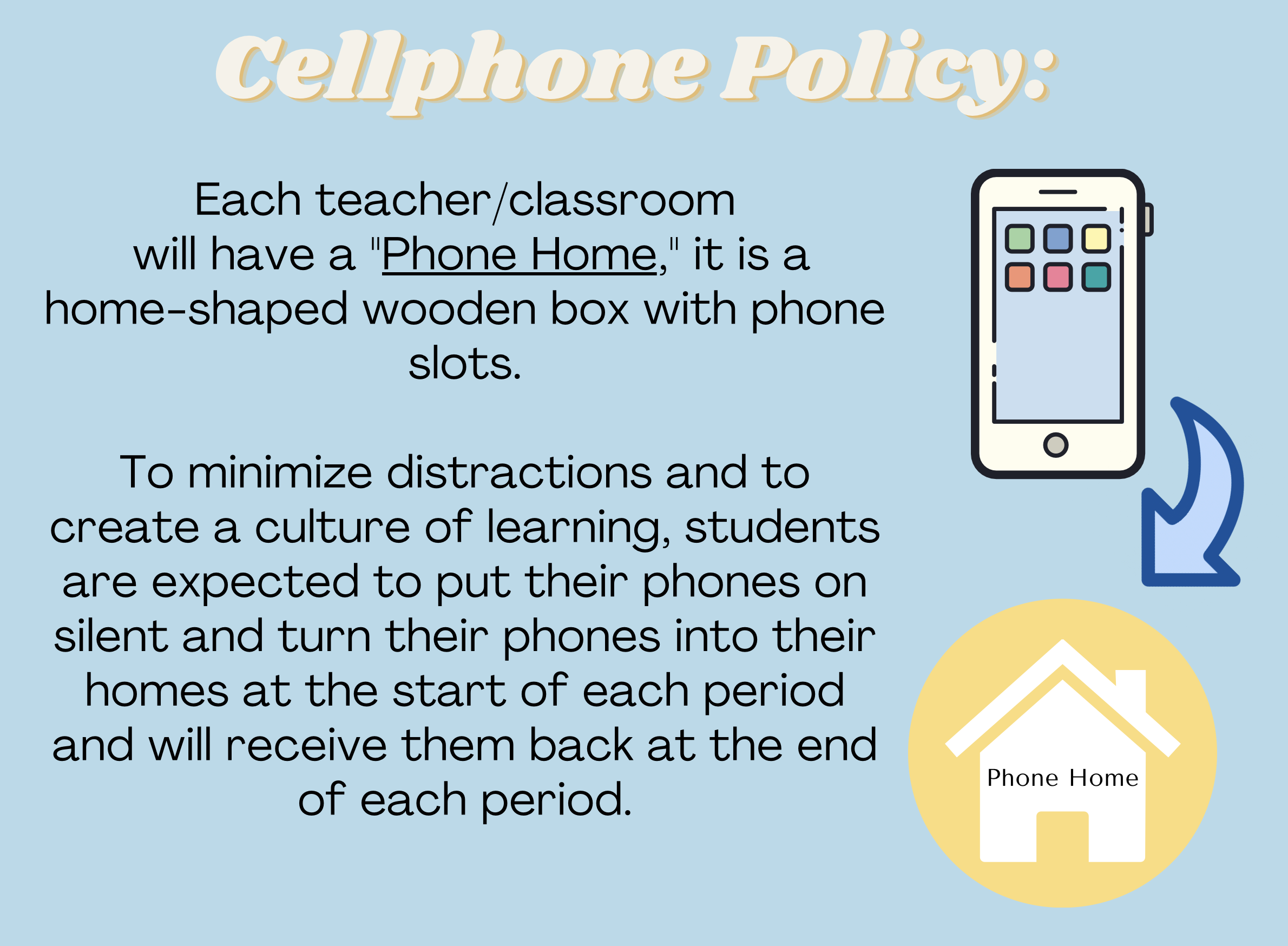 School Cell Phone policy